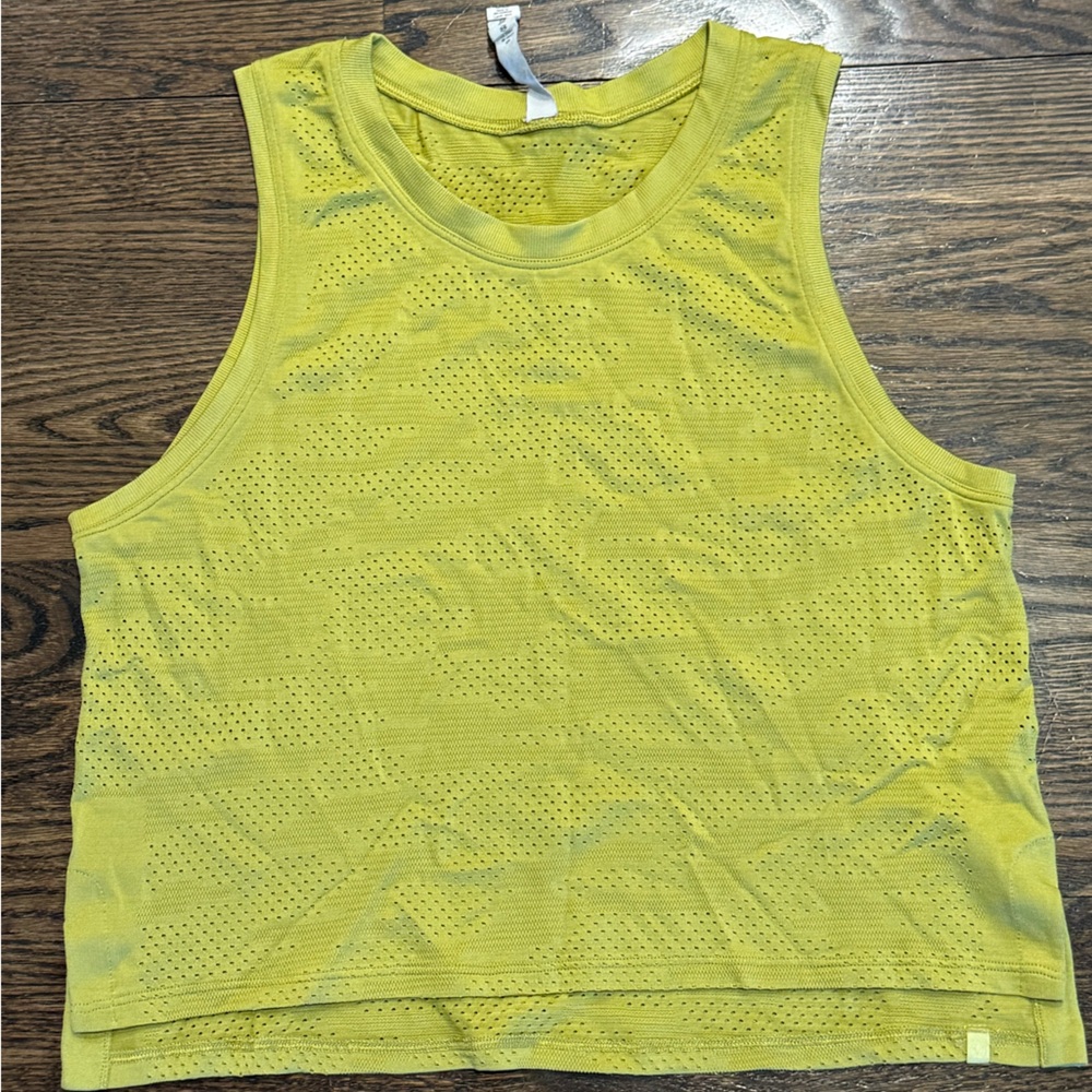 Yellow Sleeveless Women's Top